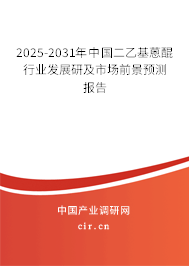 2025-2031年中国二乙基蒽醌行业发展研及市场前景预测报告